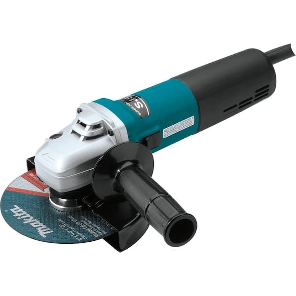 6 in. SJS Corded High-Power Cut-Off/Angle Grinder, Slide Switch, Variable Speed