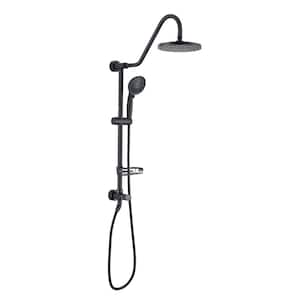 Single-Handle 5-Spray 2.5 GPM Shower Faucet in Oil Rubbed Bronze (Valve Included)