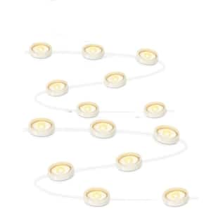 36 Light 50 ft. Indoor/Outdoor Plug-in Integrated LED Fairy String-Light IP65 Permanent Lighting for Party Christmas