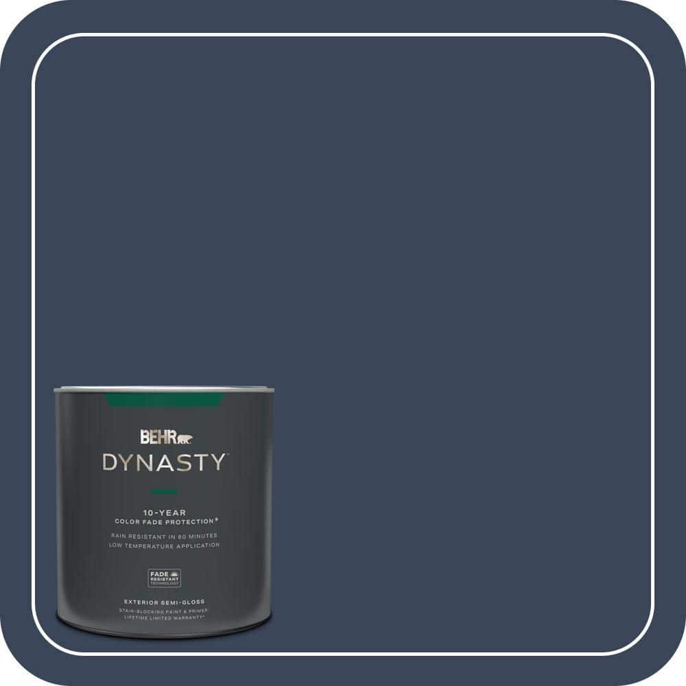 1 qt. #590F-7 Peaceful Night Semi-Gloss Exterior Stain-Blocking Paint & Primer price history on PriceWatchPro