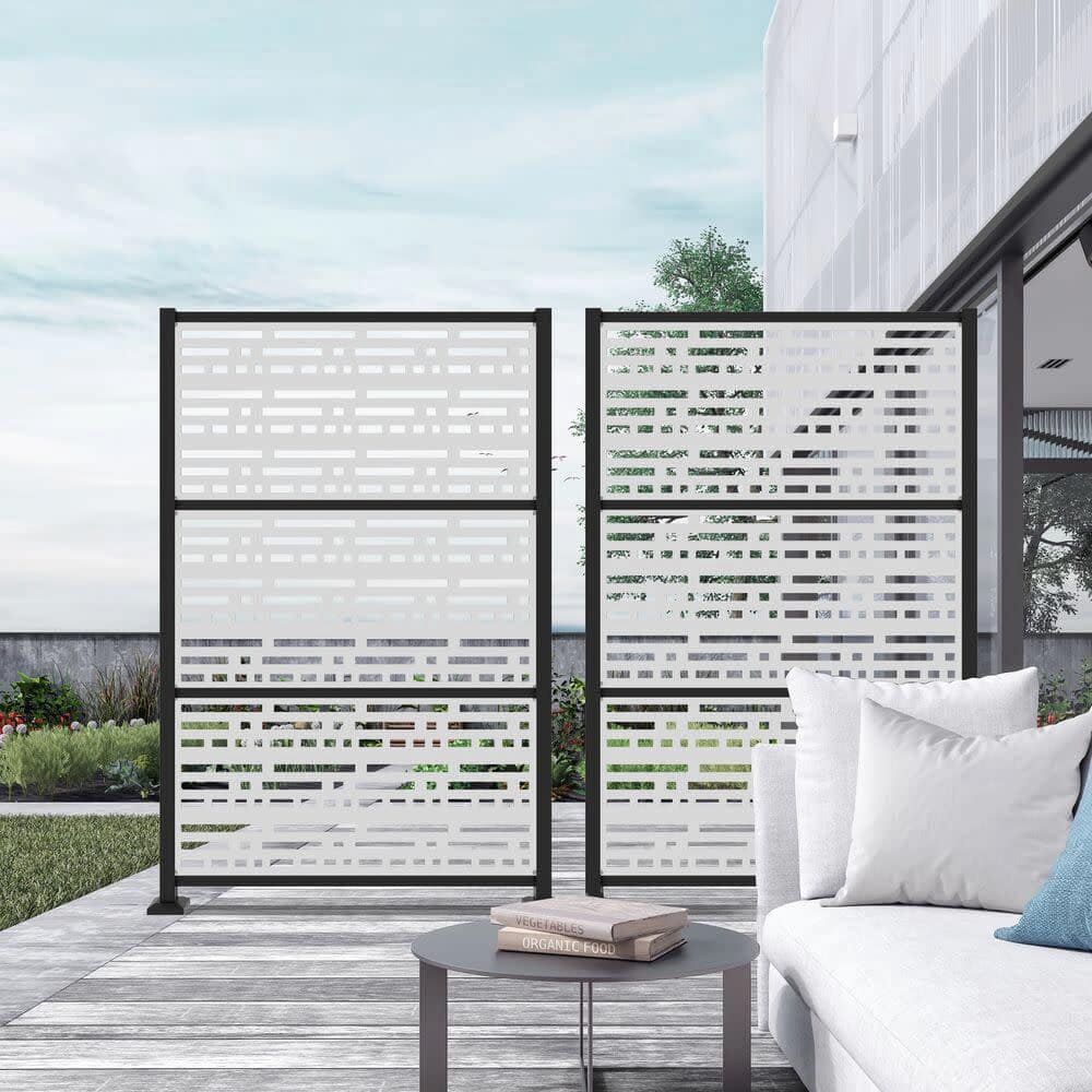 Morse White Polypropylene Decorative Screen Panel 2 ft. x 4 ft.