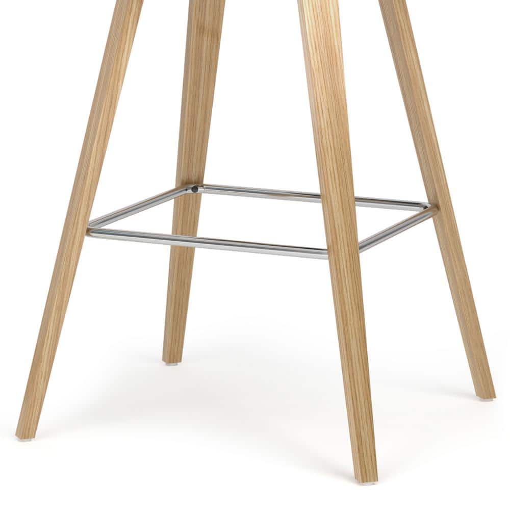 Randolph Denim Blue Bentwood Counter Stool with Chrome Finish (Set of 2)