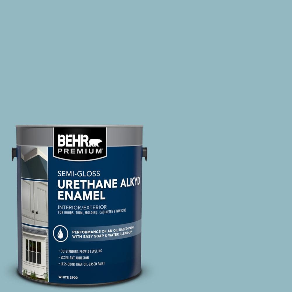 1 gal. #PPU13-09 Tahoe Blue Urethane Alkyd Semi-Gloss Enamel Interior/Exterior Paint price history on PriceWatchPro