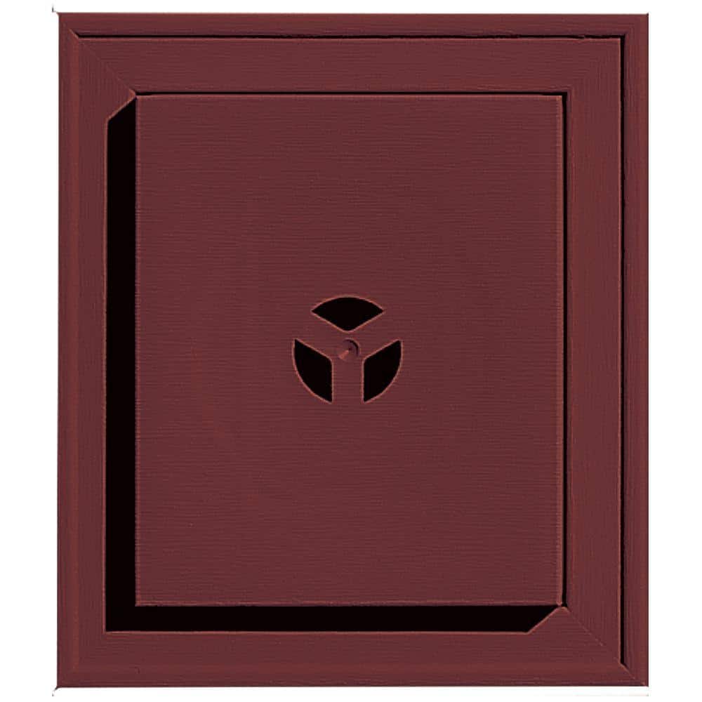 Builders Edge 7 in. x 8 in. 078 Wineberry Square Universal Mounting