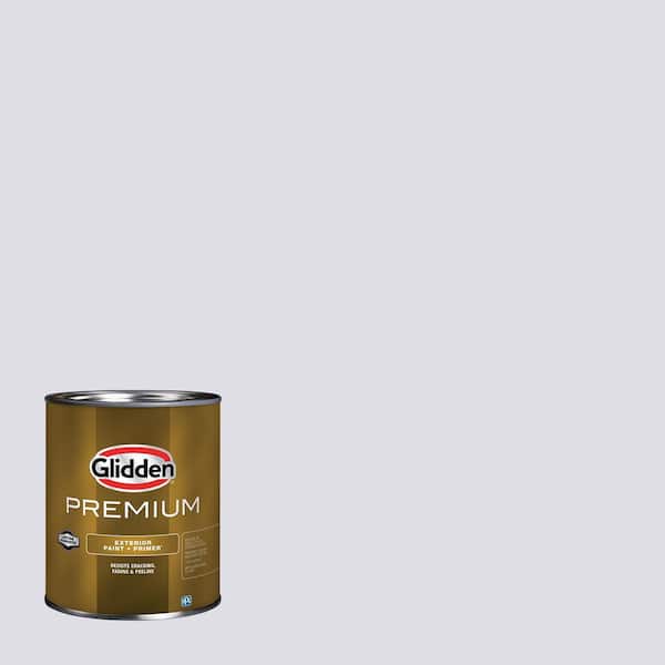 Glidden Premium 1 qt. PPG1173-1 Violet Echo Satin Exterior Latex Paint