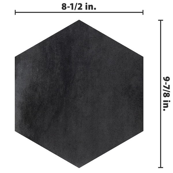 ENTHRAL ブラックメタル　BLACKL FLUTIQUE - 12X36, NERO, HONED | Emser Tile