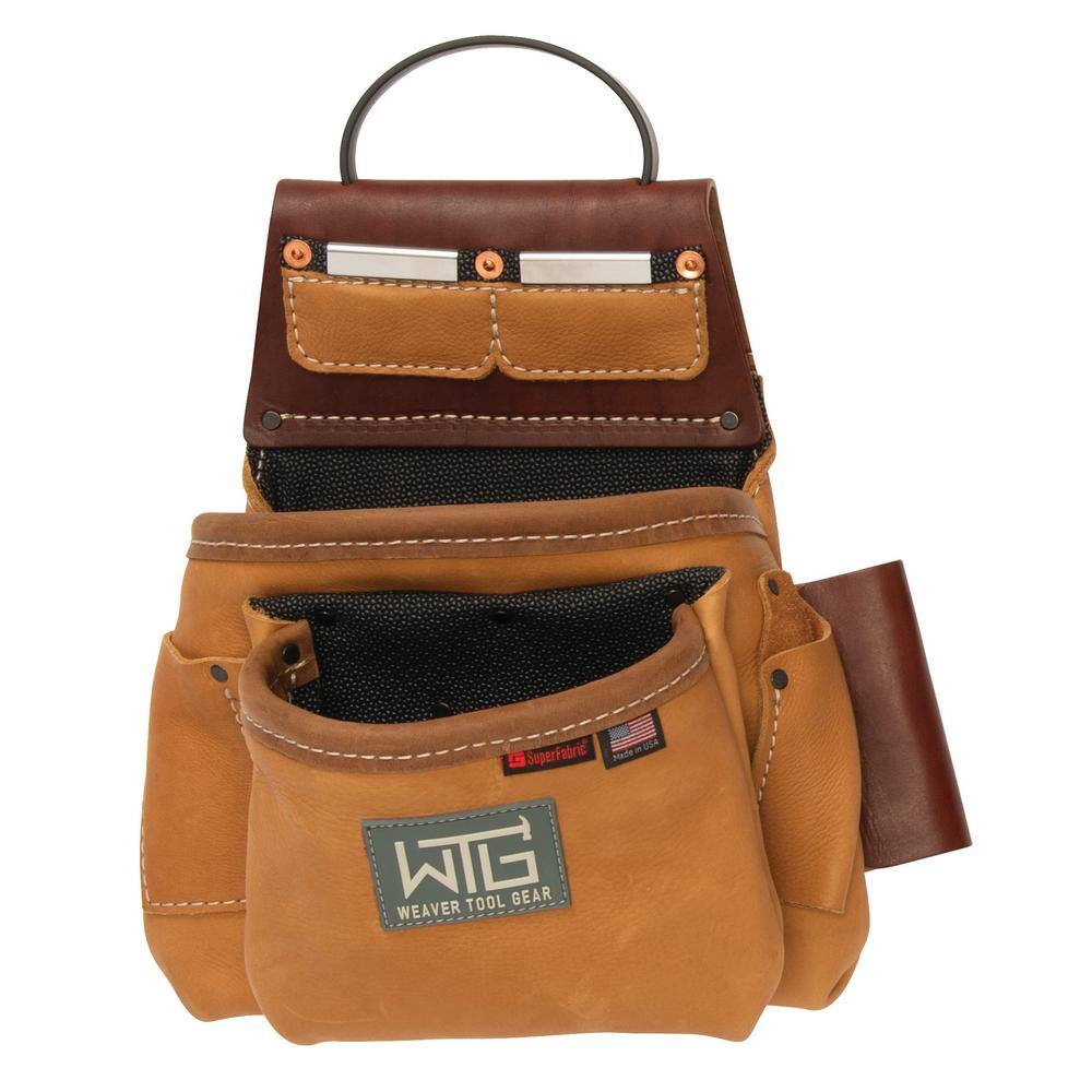 Weaver Tool Gear LeftHanded Leather Super Framer Left Pouch Leather