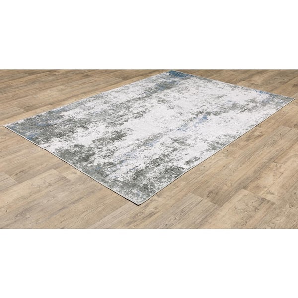 Madelyn Casual Doormat 2 ft. x 3 ft. Gray Area Rug