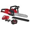Milwaukee M18 FUEL 16 in. 18V Lithium-Ion Brushless Battery Chainsaw Kit with 12.0 Ah Battery and M18 Rapid Charger 2727-21HD