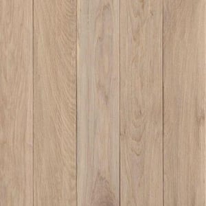 Take Home Sample - American Vintage by the Sea Oak Solid Scraped Hardwood Flooring - 5 in. x 7 in.