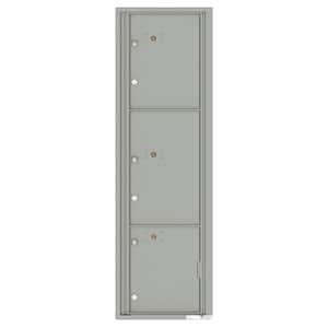 Versatile 3-Parcel Lockers Wall-Mount 4C Mailbox Suite
