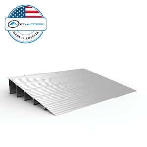 TRANSITIONS Aluminum Threshold Ramp 27.5 in. L x 34 in. W x 5 in. H
