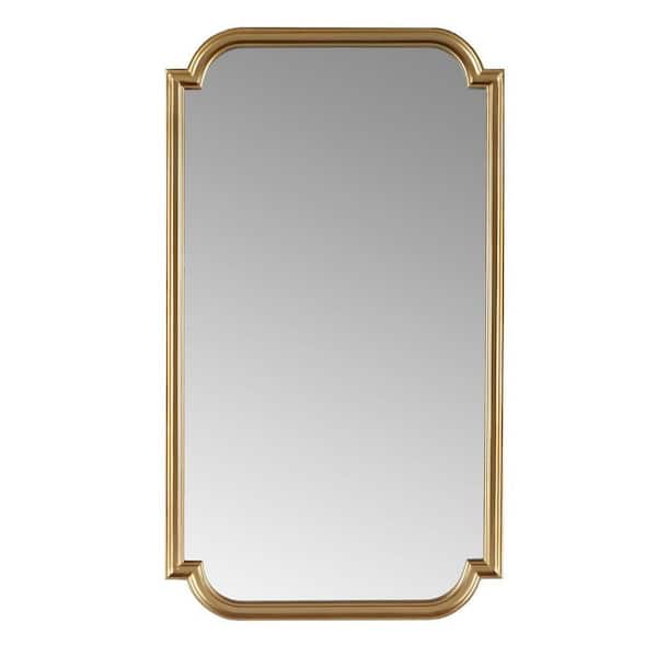 21 in. W x 38 in. H Rectangle Framed Tilt Wall Bathroom Vanity Mirror in Brushed Nickel