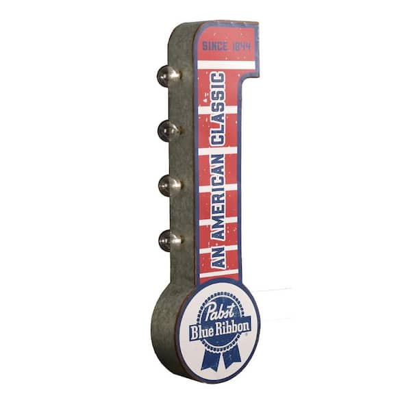 Pabst Blue Ribbon LED Metal Sign-Retro Marquee Wall Decor