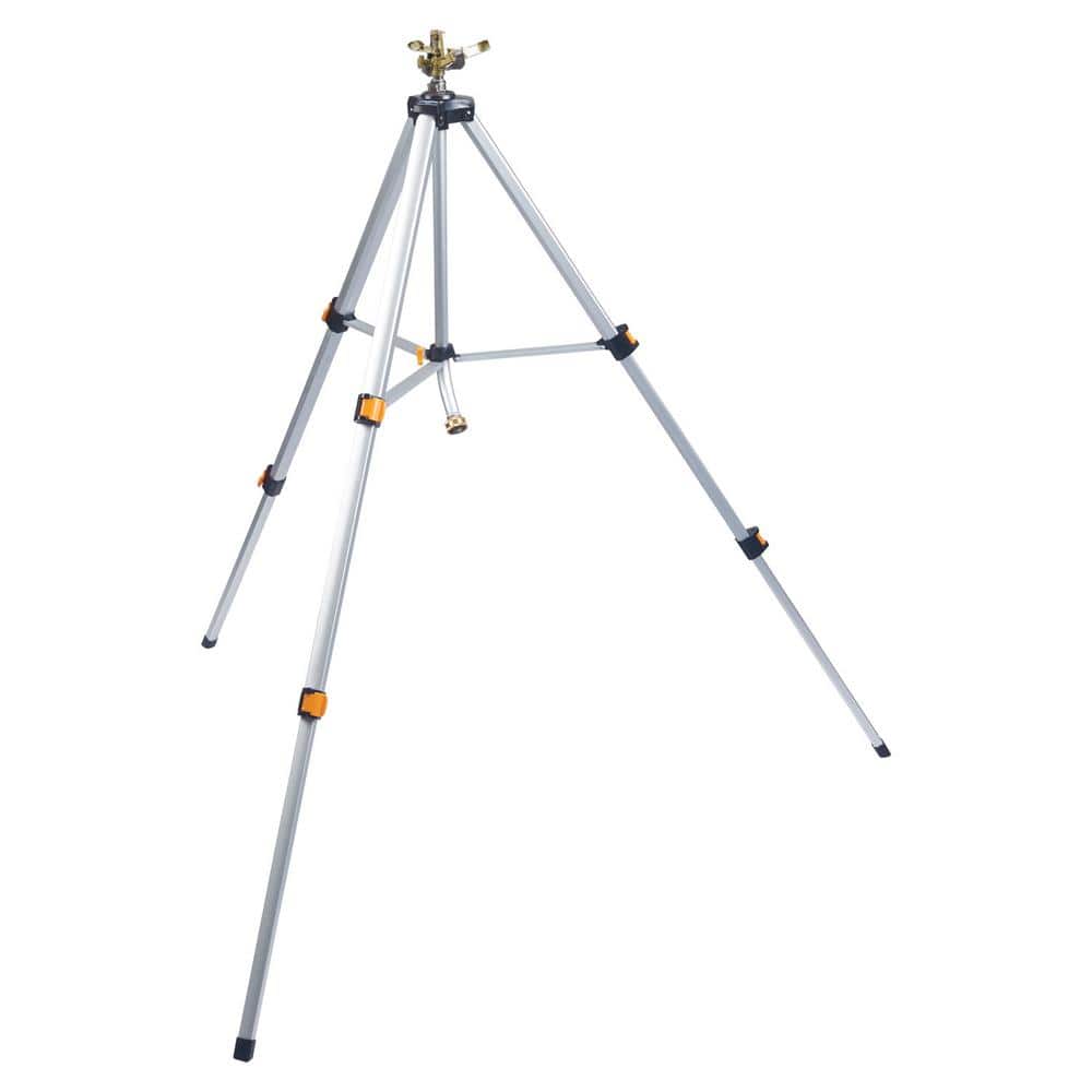 Adjustable Height Metal Tripod Lawn Sprinkler