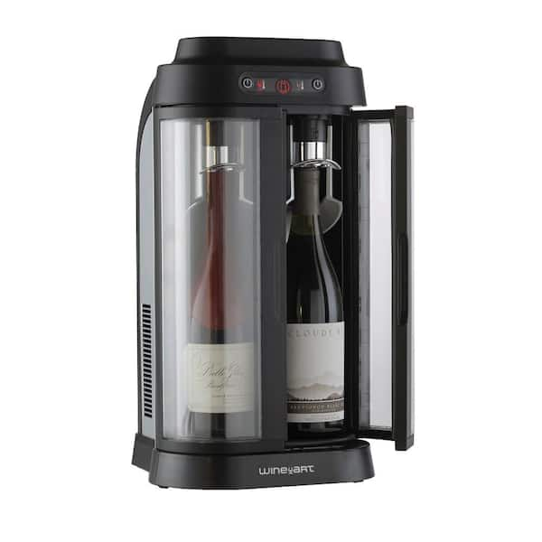 Wine Enthusiast EuroCave Wine Art 2-Bottle Wine Chiller and Preservation System