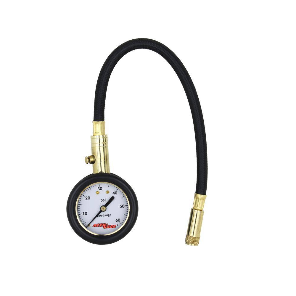 Tire Pressure Gauge 11 in. Braided Air Hose Straight Air Chuck 60 PSI price history on PriceWatchPro