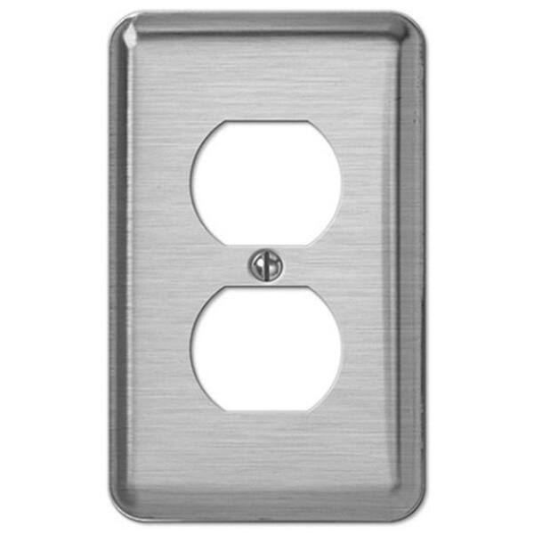 Creative Accents Chrome 1-Gang Duplex Outlet Wall Plate