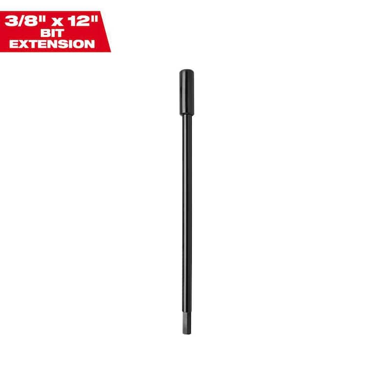 Milwaukee 12 in. x 3/8 in. Bit Extension for Selfeed Bits and Hole Saws