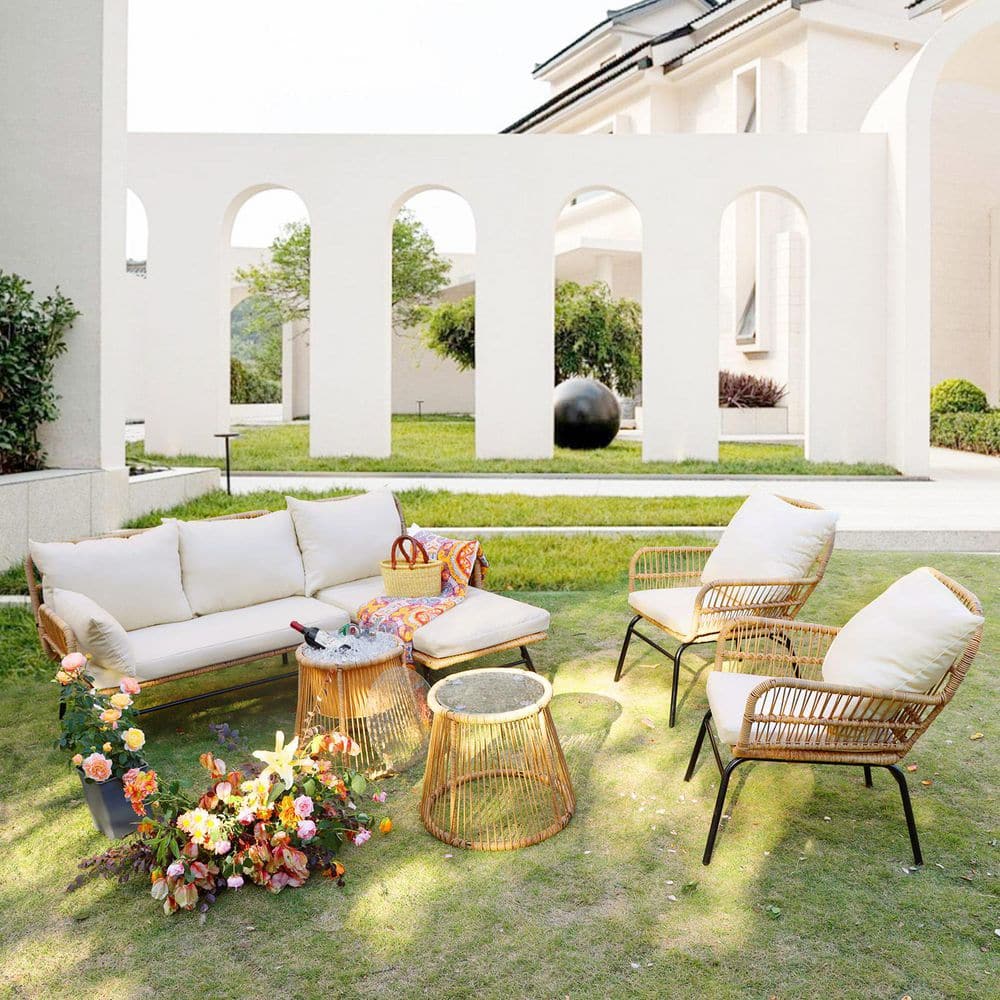 Bohemian Small Garden Bistro Set HomsidoPatio Furniture Set Pieces