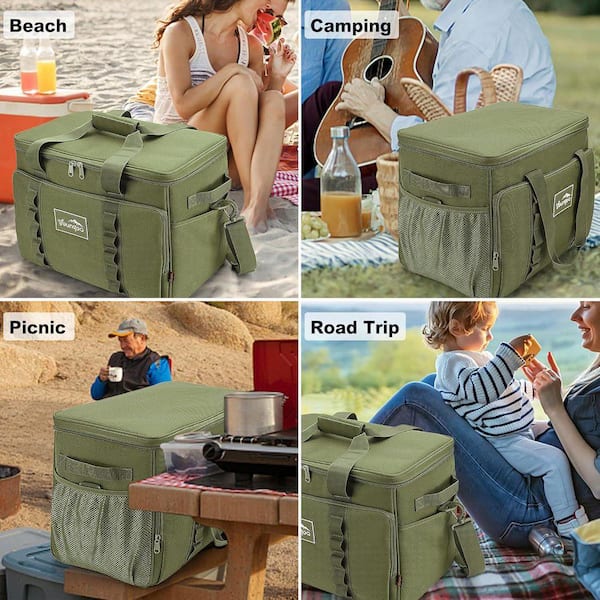 32 qt. 48-Can Soft Cooler Bag-Insulated, Leakproof & Waterproof