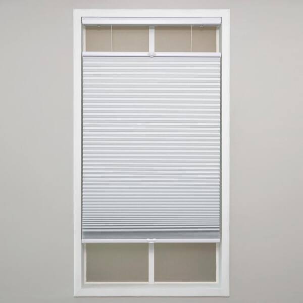 Perfect Lift Window Treatment White Cordless Top-Down Bottom-Up Blackout Polyester Cellular Shades - 23 in. W x 72 in. L
