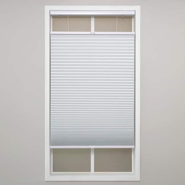 Perfect Lift Window Treatment White Cordless Top-Down Bottom-Up Blackout Polyester Cellular Shades - 23.5 in. W x 72 in. L