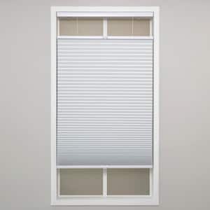 Cut-to-Width White Cordless Blackout Polyester 9/16 in. Top Down Bottom Up Shade 33 in. W x 72 in. L