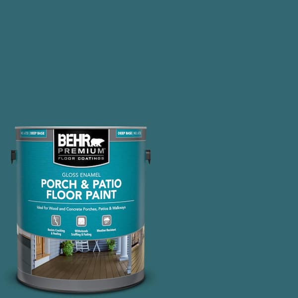 BEHR PREMIUM 1 gal. #PFC-50 Mon Stylo Gloss Enamel Interior/Exterior Porch and Patio Floor Paint