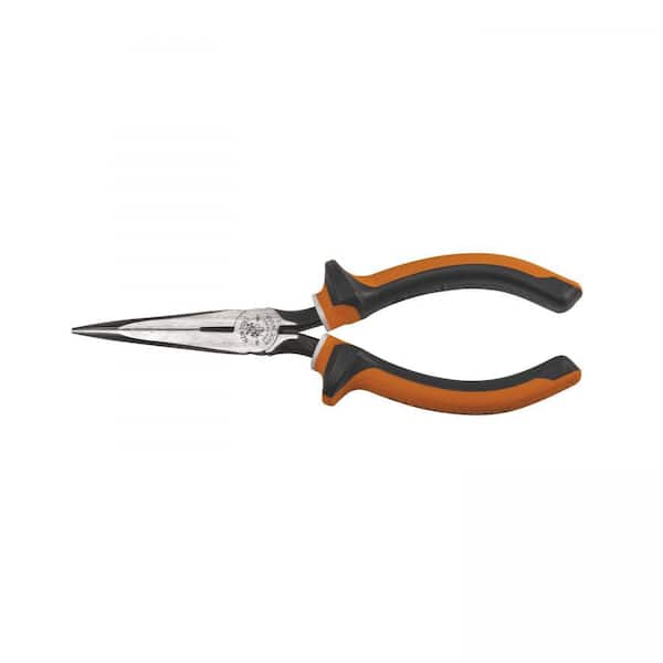 Klein Tools Long Nose Side Cut Pliers, 7-Inch Slim Insulated