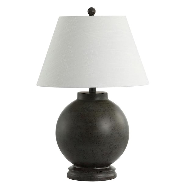 Sophie 26 in. Dark Gray Resin LED Table Lamp