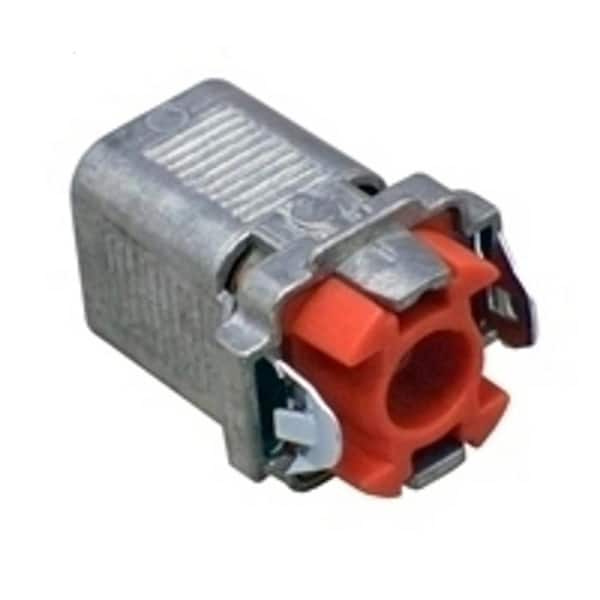 Halex 3/8 in. Flexible Metal Conduit Snap In Connector (5-Pack)