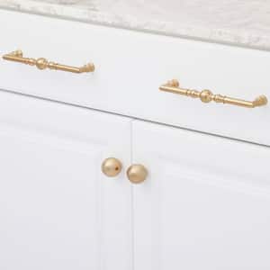 7-9/16 in. (192 mm) Center-to-Center Champagne Bronze Traditional Drawer Pull