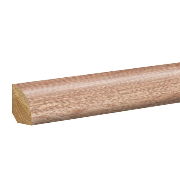 PERFORMANCE ACCESSORIES Boardwalk 0.62 in. T x 0.75 in. W x 94.5 in. L Textured Wood Look Laminate Moulding/Trim Quarter Round Molding