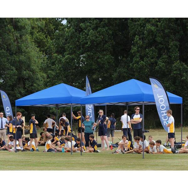 ABCCANOPY 12 ft. x 12 ft. Blue Instant Pop Up Canopy Tent Outdoor