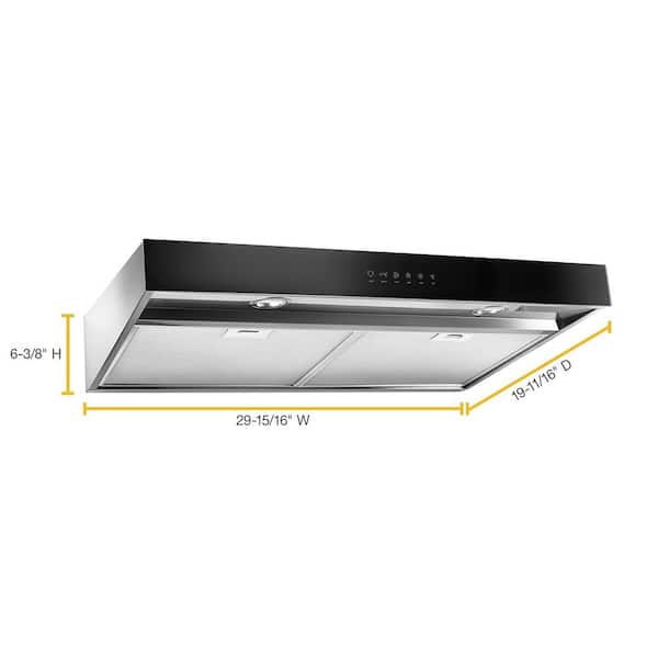 Whirlpool Range Hood (WVU57UC0FS) - Stainless Steel Whirlpool Range Hood (WVU57UC0FS) - Stainless Steel