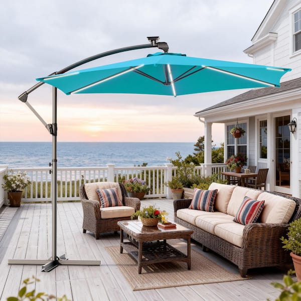 10 ft patio umbrella replacement cover 10ft Market Patio Umbrella 8 Rib Replacement Canopy Red