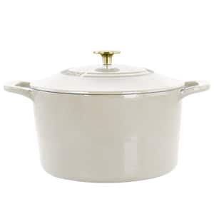 7-qt. Enameled Cast Iron Dutch Oven with Lid in Linen