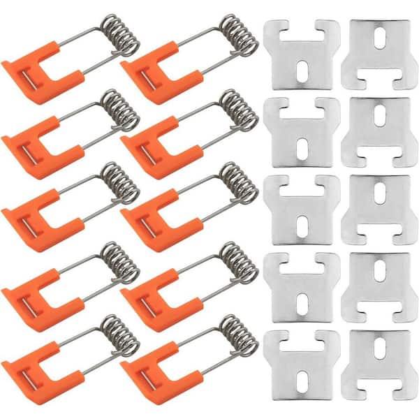10-Pack Downlight Panel Lamp Spring Clip 0.75 in. Parts and Accessories for Round and Square Canless Recessed Fixtures