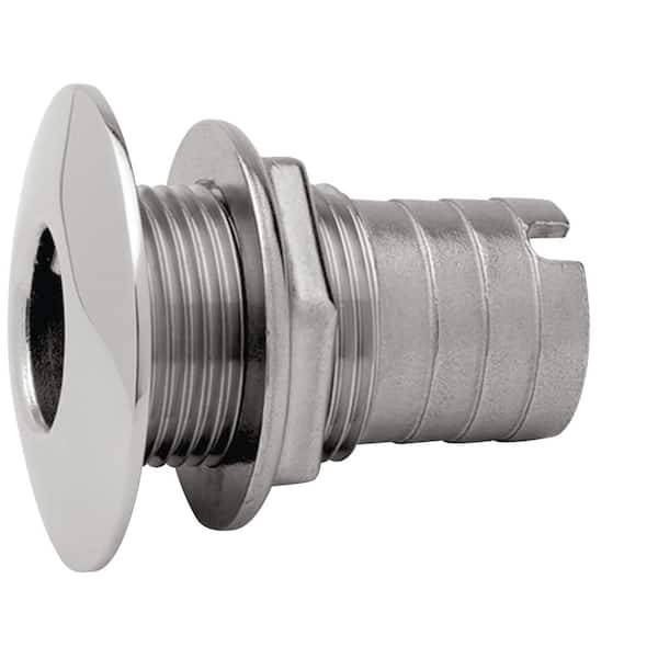1/2 Inch Stainless Steel Thru-Hull Hose Fitting for Boats 