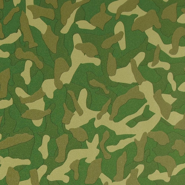 Fablon Camouflage Green Adhesive Film (Set of 2)
