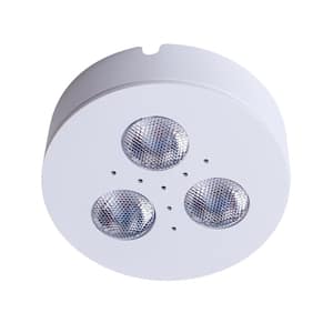 Pro-Grade Bright LED White Matte White Dimmable Puck Light/Recessed Downlight