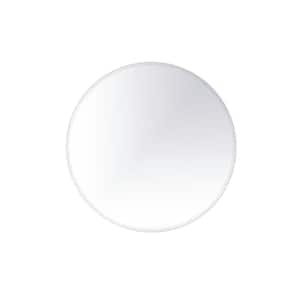 Timeless Home 42 in. W x 42 in. H x Contemporary Frameless Round Clear Mirror