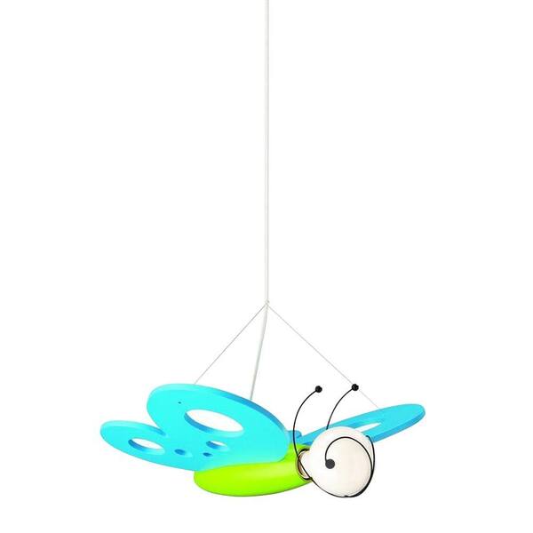 Philips Kidsplace Flutter 1-Light Blue/Green Pendant