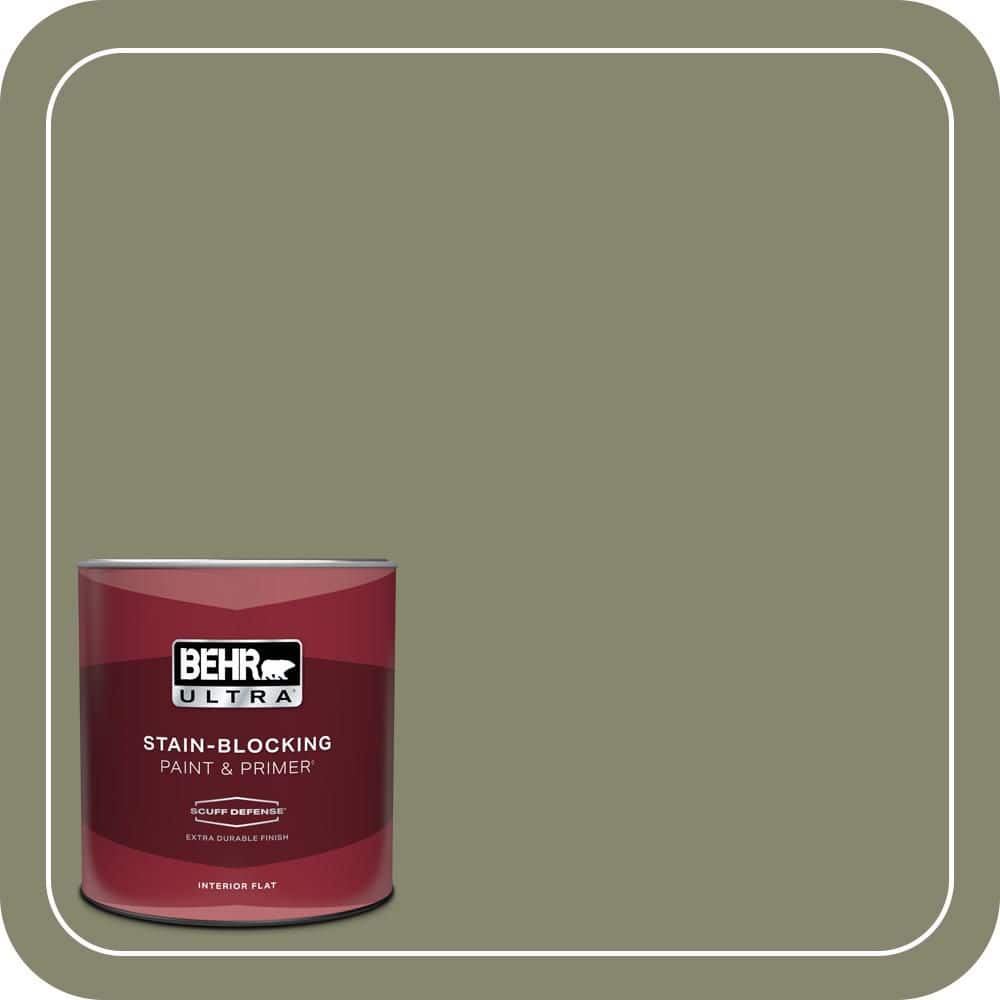 1 qt. #400F-6 Grasshopper Wing Extra Durable Flat Interior Paint & Primer price history on PriceWatchPro
