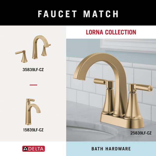 Delta Lorna 18 in. Wall Mounted Towel Bar Bath Hardware Accessory