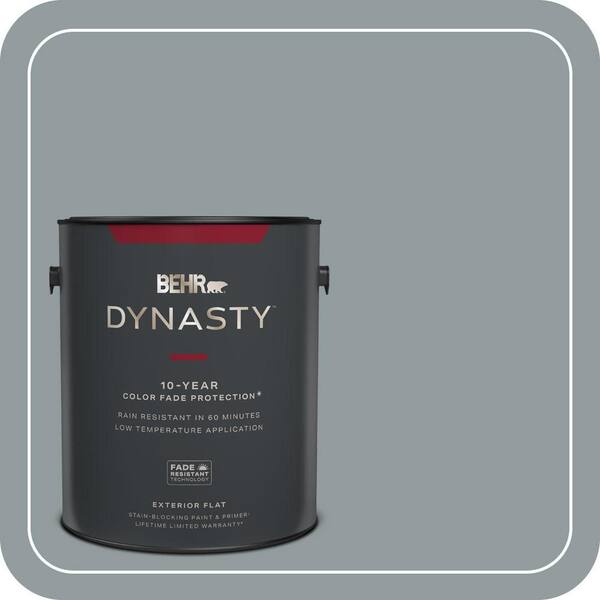 BEHR DYNASTY 1 gal. #720F-4 Stone Fence Flat Exterior Stain-Blocking Paint & Primer