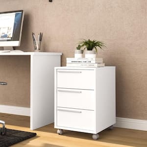 Oxford White 3-Drawer Cabinet