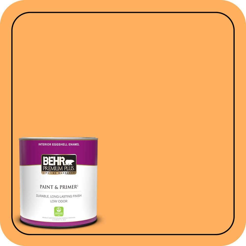 1 qt. #280B-5 Vintage Orange Eggshell Enamel Low Odor Interior Paint & Primer product image for price tracking