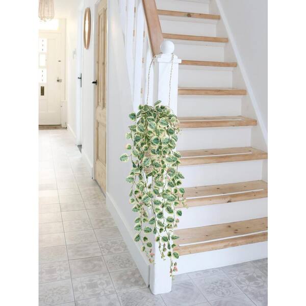 4.53 in. 39.3 in. Green Artificial String of Hearts Vine 3 Pack Lifelike  Heart-Shaped Leaves Faux Trailing Plant 59C1124D1289 - The Home Depot